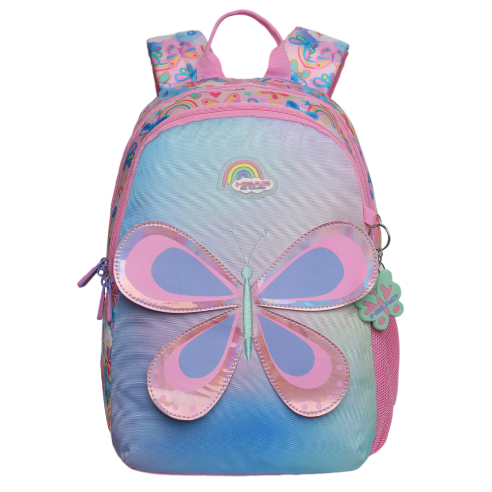 Mochila Infantil Niña Bionica Butterfly Rosado Head