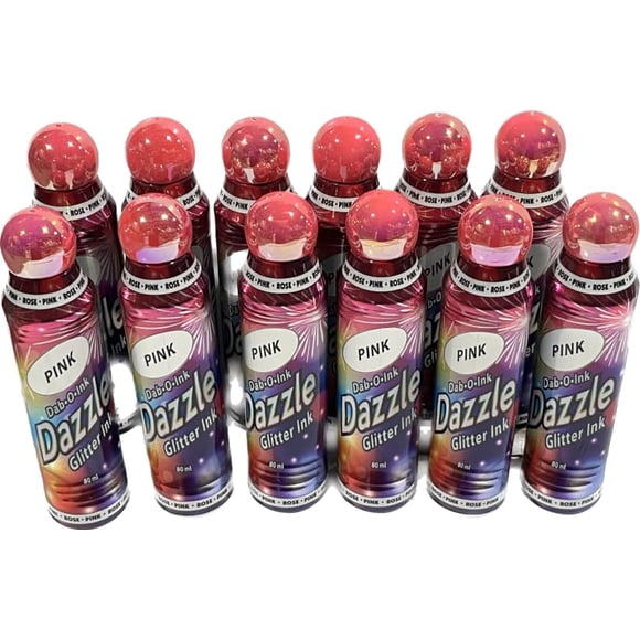 Marcador para Bingo Dab-O-Ink Dazzle Rosa 90 mL (12 unidades)