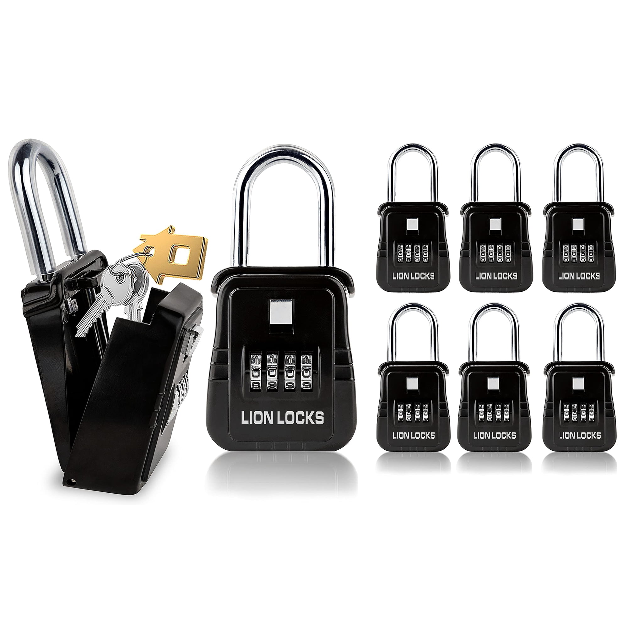 Caja Para Llaves Lion Locks 1500 Code Outdoor Con Capacidad Para 5 Llaves
