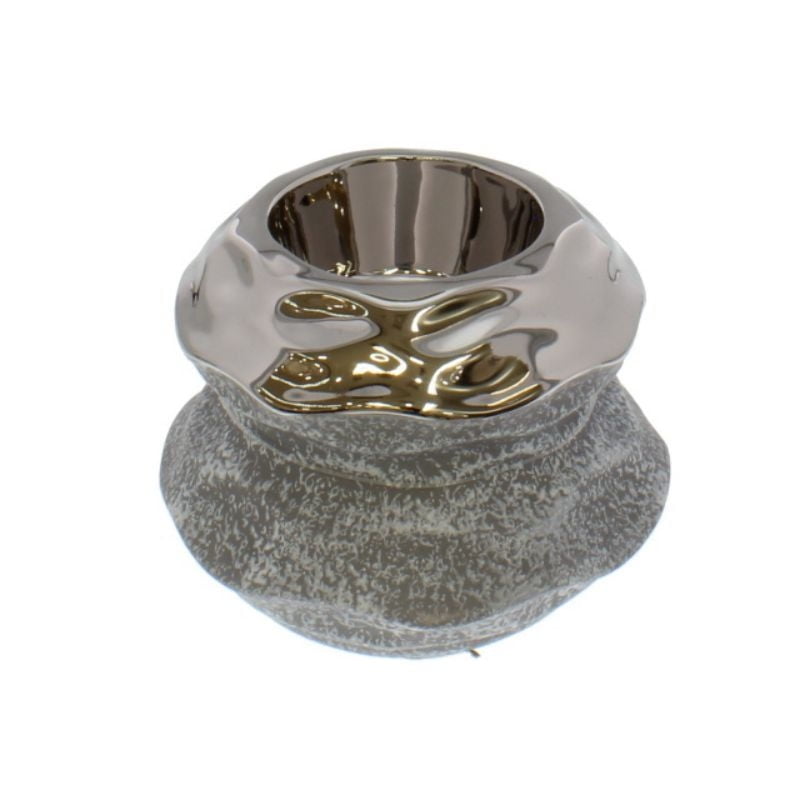 Hello Home - Velas Y Esencias Candelabro 10X10X7.5Cm Gris/Plateado