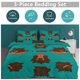 thumbnail image 5 of Ge_ngar Print Bedding Set Pattern Duvet Cove Set 3 Pieces 1 Quilt Cover And 2 Pillowcases for Women Men Teens, 5 of 5