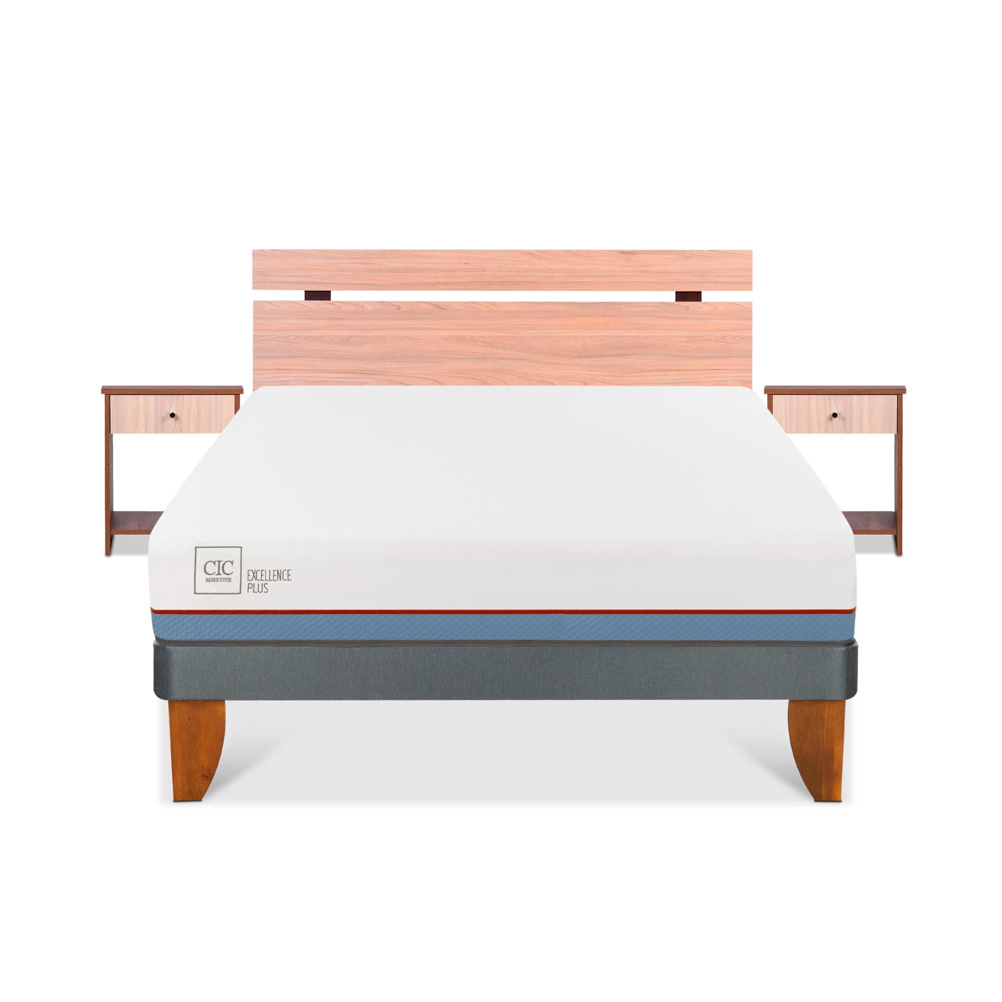 Cama Europea Excellence Plus 2 Plaza Base Normal