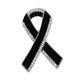 thumbnail image 3 of Broche Con Lazo Funerario, Accesorio De Vestimenta Para Eventos Funerarios Y Luto, Día Del Recuerdo, 3 of 5