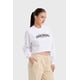 thumbnail image 2 of Polerón Mujer Crop Blanco, 2 of 4