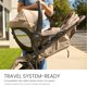 thumbnail image 4 of Stroller Britax Juniper+ Compacto, portátil y ligero, de teca, 4 of 9