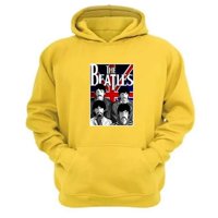 Genérico - Polerón Canguro The Beatles Amarillo Talla Xl Unisex