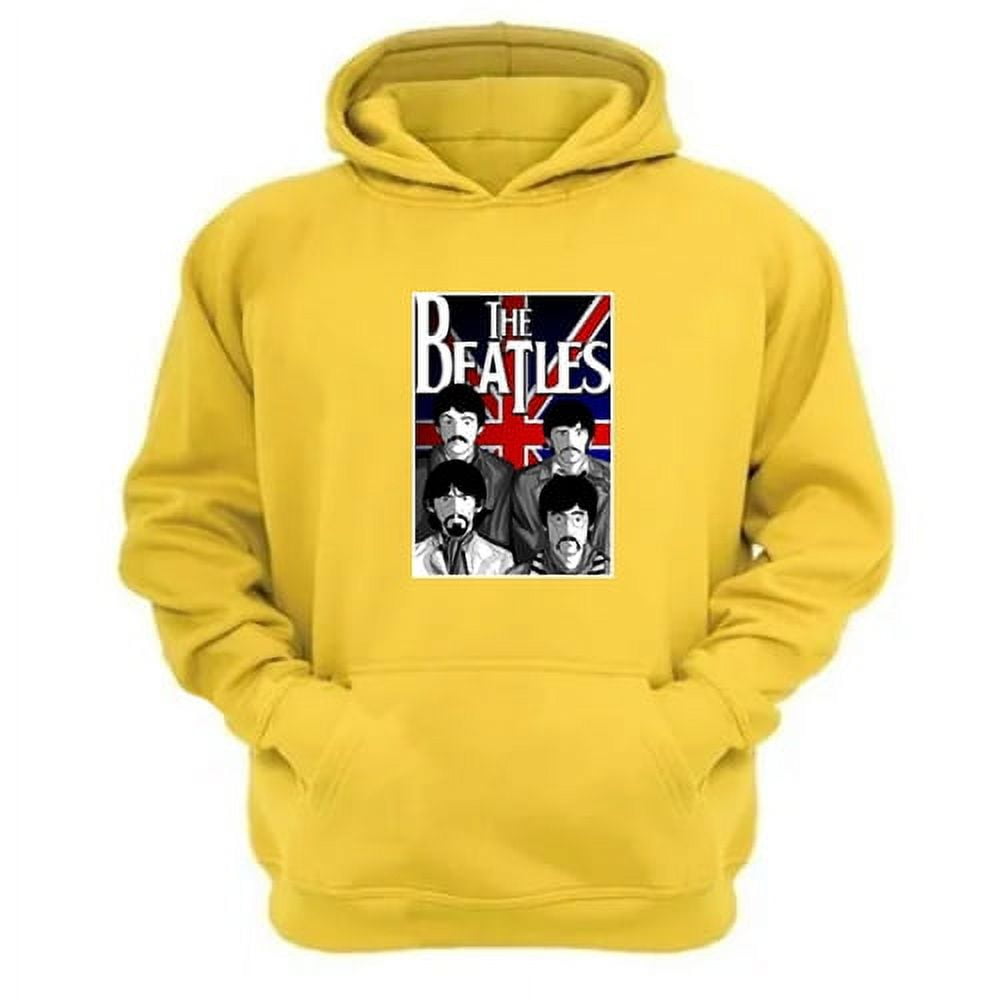 Genérico - Polerón Canguro The Beatles Amarillo Talla S Unisex