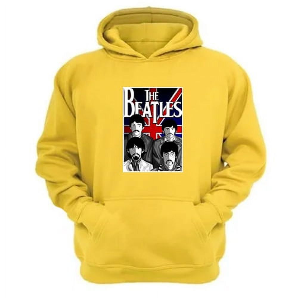 Genérico - Polerón Canguro The Beatles Amarillo Talla Xl Unisex