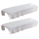 thumbnail image 5 of Cubierta De Sábana De Masaje De Terciopelo De Cristal Suave 2pcs Con Agujero 47x75 Pulgadas Blanco, 5 of 5