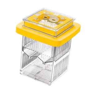 Ioensy - Divisor De Pescado De Pescado De Cajas De Vivero De Pescado Para El Cultivo De Pescado Para Bebés Use El Hogar Amarillo