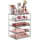 thumbnail image 1 of Organizador de maquillaje Vtopmart transparente de 5 niveles con cajón para tocador, 1 of 3