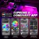 thumbnail image 3 of Kit Luces Interiores Auto OPT7 Aura PRO 4pc Bluetooth, 3 of 3