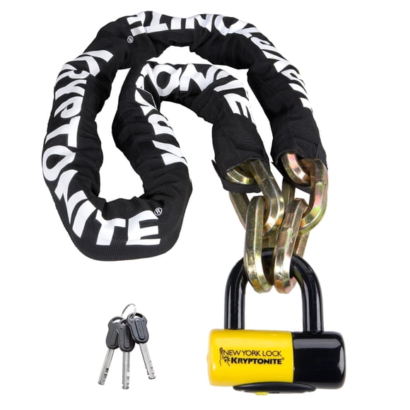 Candado con cadena para bicicleta Kryptonite New York FAHGETTABOUDIT 1415