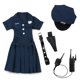 thumbnail image 4 of Disfraz de policía para niña con accesorios, 4 of 5