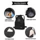 thumbnail image 3 of Bolso Deportivo Con Cordón Impermeable Y Ligero Negro, 3 of 9