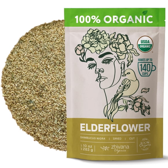 Té De Flor De Saúco 283 G Orgánico Deshidratado