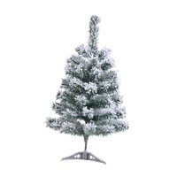 Magideal - De Navidad Artificial Con Base Estable Y Ramas Nevadas Hecho De Pvc Realista Para Decoración Navideña Y Ornamento Adecuado Para Hogar Oficina Fi 60 Centímetros