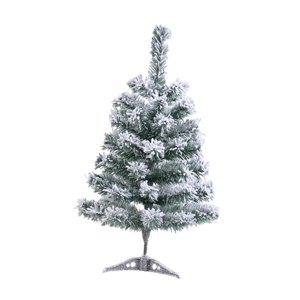 Magideal - De Navidad Artificial Con Base Estable Y Ramas Nevadas Hecho De Pvc Realista Para Decoración Navideña Y Ornamento Adecuado Para Hogar Oficina Fi 60 Centímetros