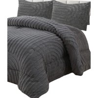 Todo Para El Hogar - Cubrecama Grueso Para Invierno 2 Plaza Gris