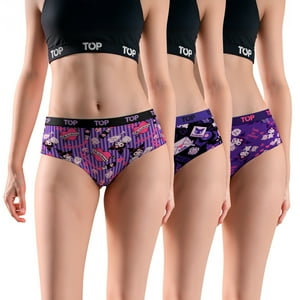 Top - Calzón Pantaletas Algodón Con Elástico Pack 3 Kuromi C3