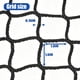 thumbnail image 3 of Red de Seguridad HARERNET 2x2 m Poliéster Negro, 3 of 8