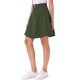 thumbnail image 4 of INSPIRE CHIC Falda de Mujer Regreso a Clases de Cintura Alta Línea A Acampanada Casual de Mezclilla Vaquera Verde Oscuro XL, 4 of 6
