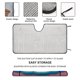thumbnail image 2 of Wonderoos Parasol para Parabrisas Delantero Protector Plegable, Visera Solar para Auto Bloquea Rayos UV Mantiene tu Vehículo Fresco140cm*76cm, 2 of 6