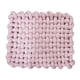 thumbnail image 4 of Manta De Hilo De Punto Hecha A Mano Gruesa Suave Para Salón Sofá Rosa, 4 of 5