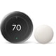 thumbnail image 1 of Termostato Nest Learning Pro De Cuarta Generación Con Sensor Plateado, 1 of 7