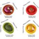 thumbnail image 5 of Juego de almacenamiento, contenedores para el refrigerador, cajas de almacenamiento con forma de frutas y verduras, contenedores para guardar aguacates y cebollas, caja de almacenamiento reutilizable, 5 of 7