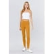 thumbnail image 4 of Saronite Pantalones Básicos de Punto Largo, Color Mostaza Intenso (para Mujer), 4 of 4