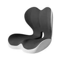 Magideal - Almohadilla Ortopédica Antideslizante Para Coche, Cojín De Espuma Viscoelástica Suave Y Cómodo Para El Hogar, El Camión, El Conductor Y El Personal De Gris