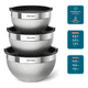 thumbnail image 3 of Set bowls acero inoxidable 3 unidades tapa de plástico, 3 of 3