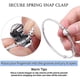 thumbnail image 3 of Pulsera KUNSIR Plata 925 Cadena Snake Dije Love, 3 of 3
