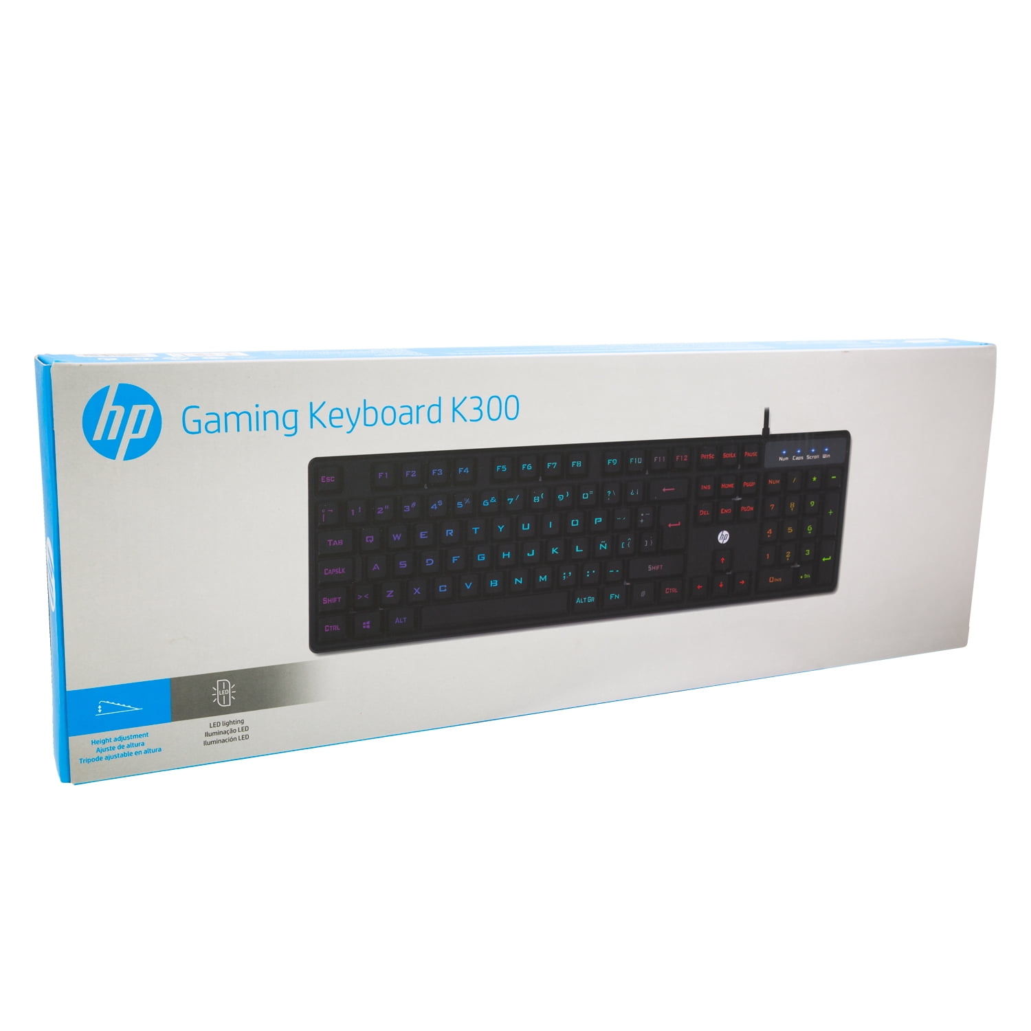 Hp - Teclado Gamer Membrana Español K300 Open Box