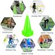 thumbnail image 5 of Conos de tráfico de entrenamiento Fragraim (plástico, 9 cm, 12 unidades), color verde, 5 of 7