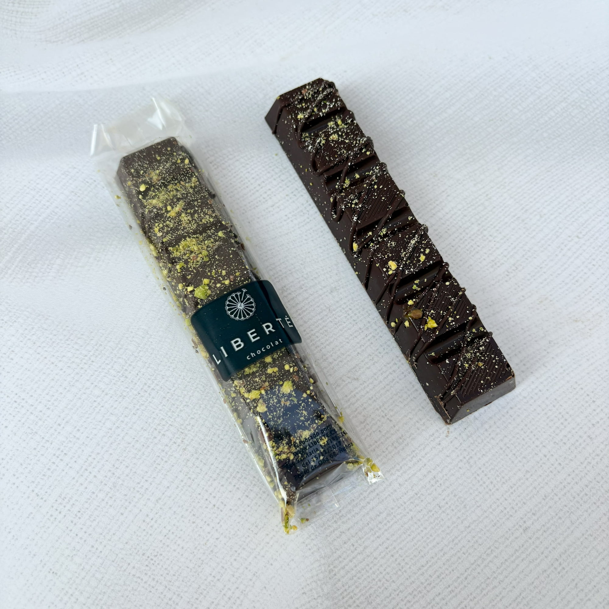 Liberté Chocolat - Tableta Viral De Dubái Chocolate Semiamarga - Pistacho Oasis