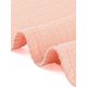 thumbnail image 5 of Agnes Orinda Camisetas de Mujer Tallas Grandes con Abertura Lateral Textura Cuello Redondo Manga Corta Blusa Casual Túnica 4X Rosa Claro, 5 of 6