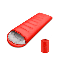 Importclick - Saco Dormir Camping Individual Camping Adultos Rojo