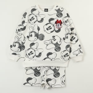 Conjunto Comfy Niña Minnie Lineal Gris Disney