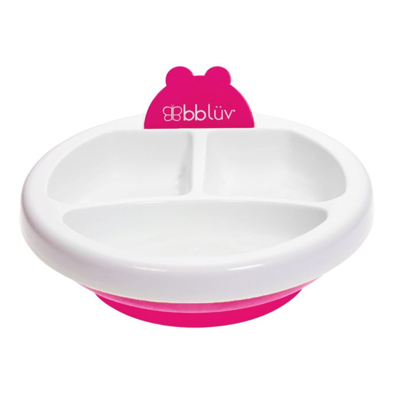 Bbluv - Plato Con Matenimiento Temperatura Rosa