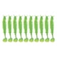 thumbnail image 4 of 10x Señuelos De Pesca Blandos Cebos Artificiales Para Accesorios De Pesca De Lubina Walleye Verde, 4 of 5