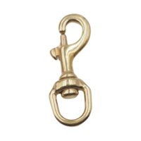 Ioensy - Mosquetón De Latón Con Cierre De Mosquetón Para Llavero, Para Manualidades, Para Exteriores, 1,6 Cm X 8 Cm