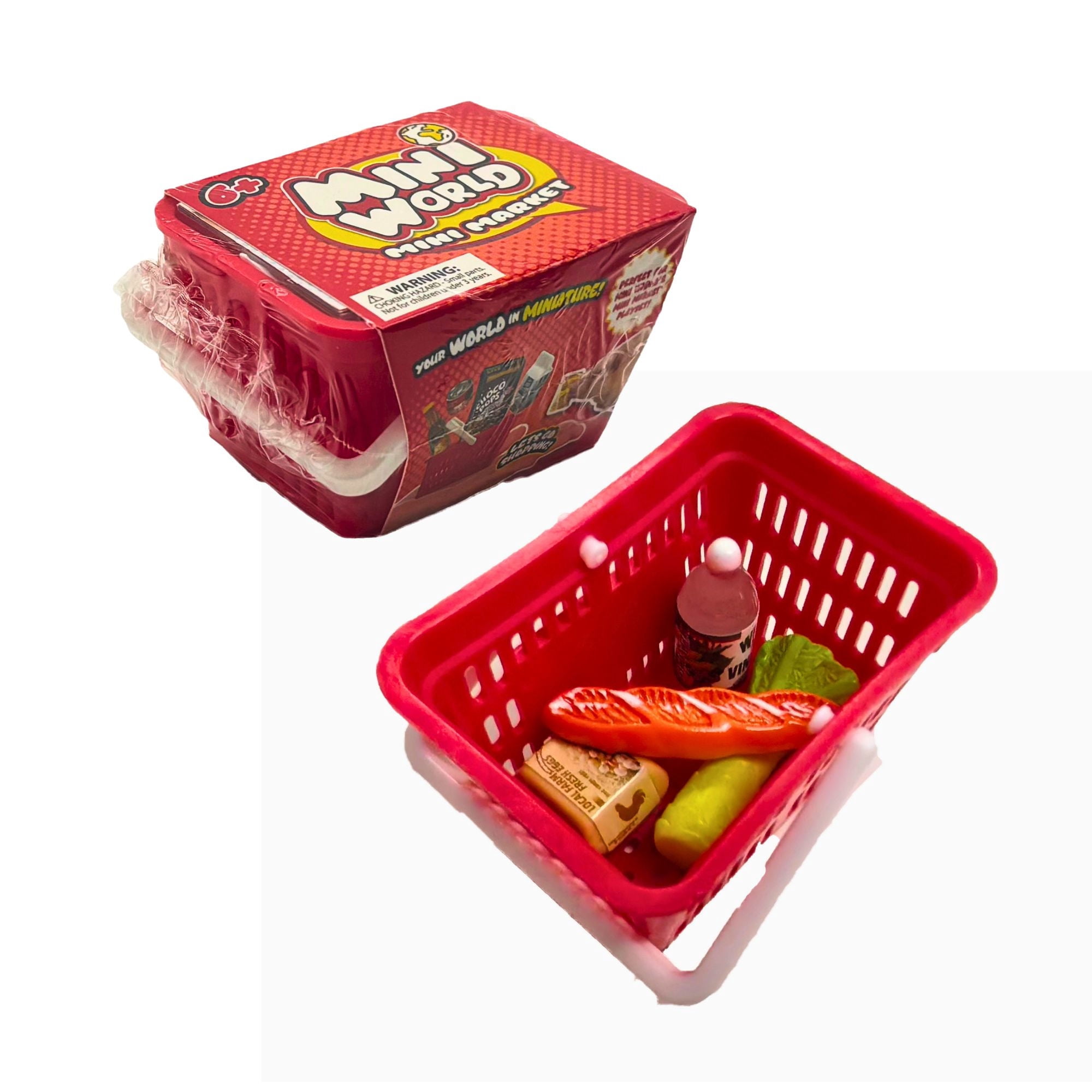 Juguete Mini World Mini Mart Canasto