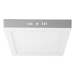 Teimporta - Panel Led Foco Plafón Sobrepuesto Cuadrado 18W Luz Fría Blanco