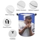 thumbnail image 4 of Kylian Mbappé Cesta de lavandería de gran capacidad redonda con asa, bolsa para ropa sucia plegable, almacenamiento para dormitorio, baño y lavadero 44x35 cm, 4 of 6