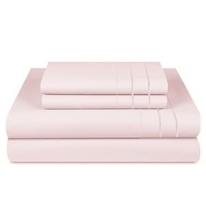 Sábanas De Lujo 1800 Hilos King Rosa - Soft Touch - 3Angeli