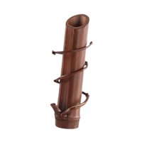 Magideal - Jarrón De Bambú Con Forma De Tubo De Flores, Fácil De Usar, Hecho A Mano, Para Almacenar Plantas, Para Comedor, Sala De Estar, Mesa De Café, Cafetería