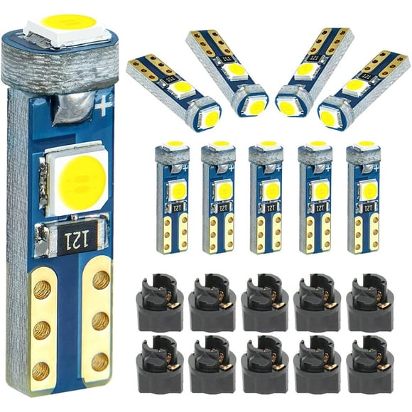 Ampolleta LED DODOFUN T5 Blanca Twist Lock PC74 PC37 10u