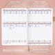 thumbnail image 4 of Libro de ingresos y gastos Clever Fox 21.6x27.9 cm Rosa Dorado, 4 of 6